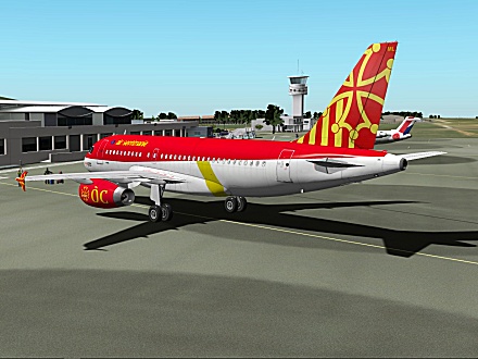 Download OCCITANIA livery for ToLiss Airbus A319-132 - F-YMML